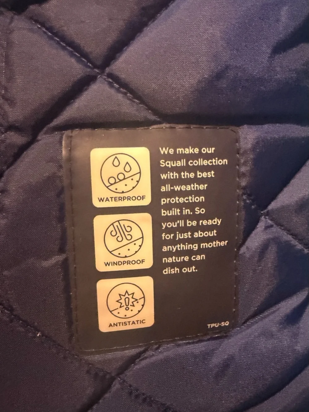 Lands' End Women's Aqua Blue Hooded Ski Jacket - Picture 9 of 10